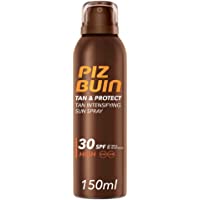 Los mejores  - Piz Buin- Tan &amp- Protect Protector Solar en Spray- Acelerador del Bronceado- SPF 30- Protección Alta- 150 ml